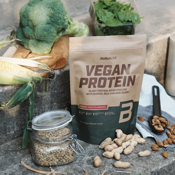 BioTechUSA Vegan Protein Proteinpulver 25 g zuckerfrei