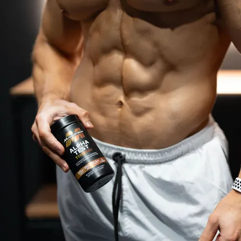 MuscleTech AlphaTest Thermo Testosteron-Supplement 30 Portionen