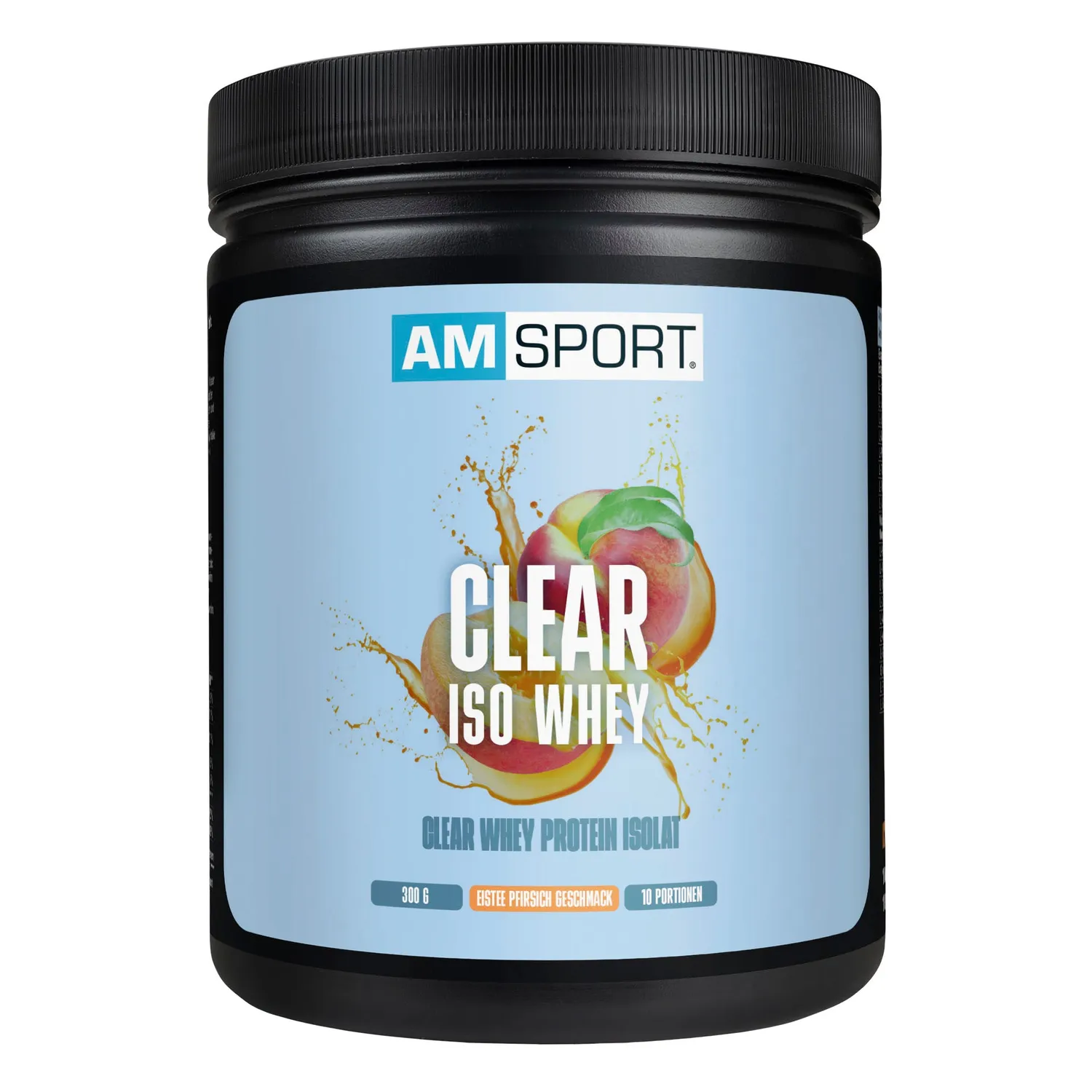 AMSPORT Clear Iso Whey Isolat Eistee Pfirsich 300g