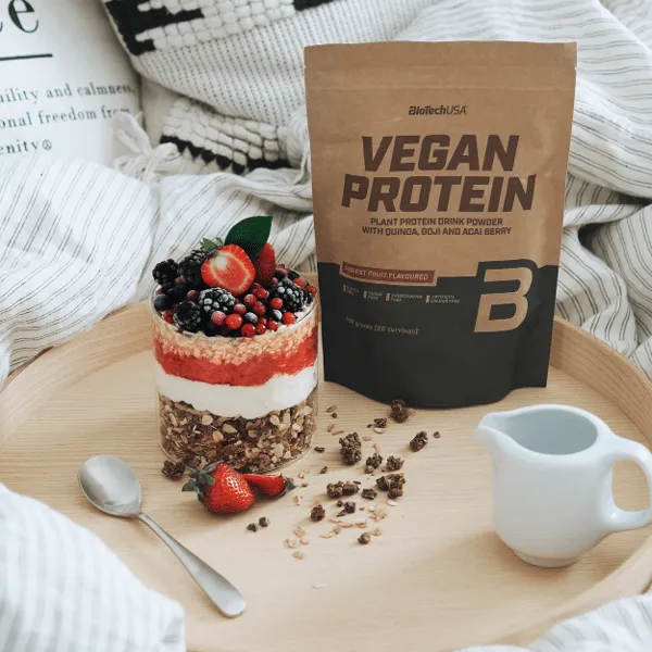 Body Star Vegan Protein 500 g Schokolade-Zimt pflanzlich