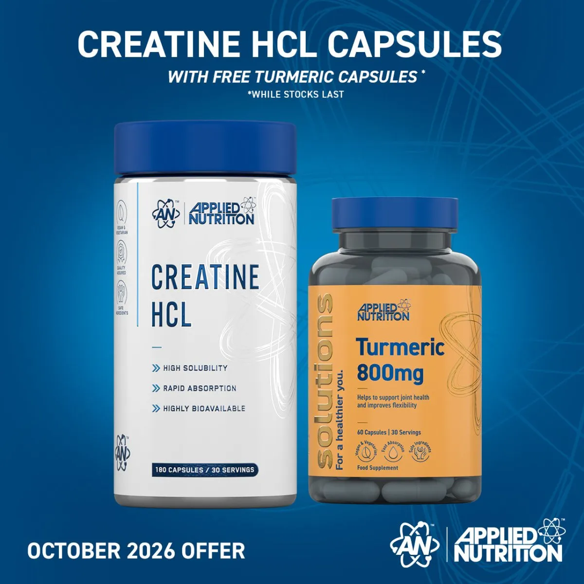 Applied Nutrition Creatine HCL Kapseln 180 Stück 3g