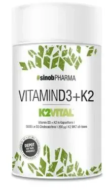 sinobPHARMA BlackLine 2.0 Vitamin D3+K2 vegane Kapseln 60 Stück