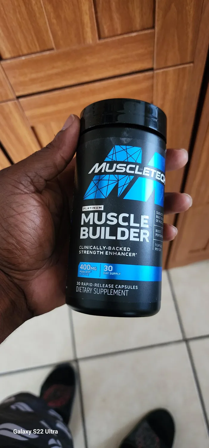 MuscleTech Platinum Musclebuilder Kraftsupplement 30/60 Kapseln klinisch geprüft