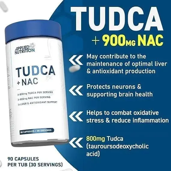 Applied Nutrition TUDCA NAC Kapseln 90 Kapseln Leber