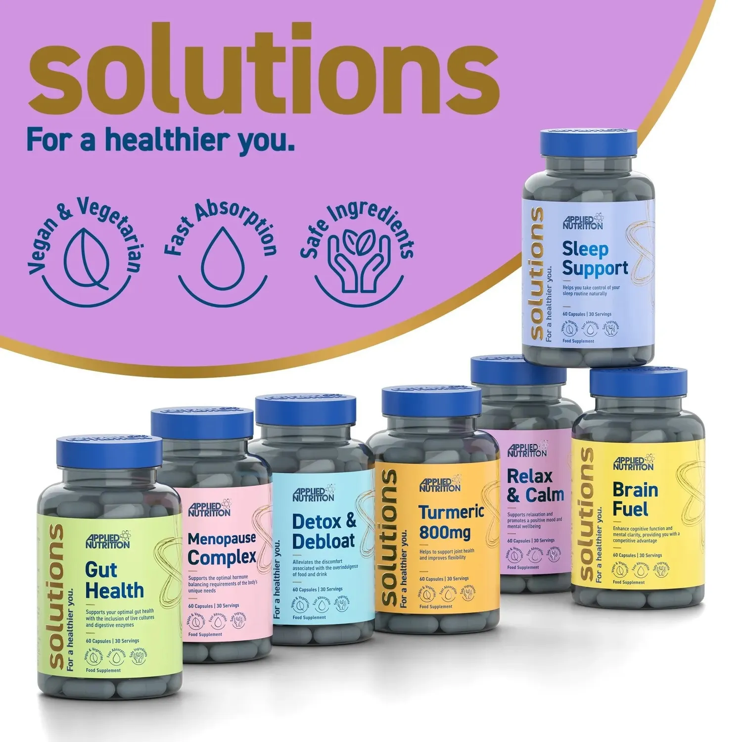 Applied Nutrition Relax & Calm Kapseln 60 Kapseln Ashwagandha