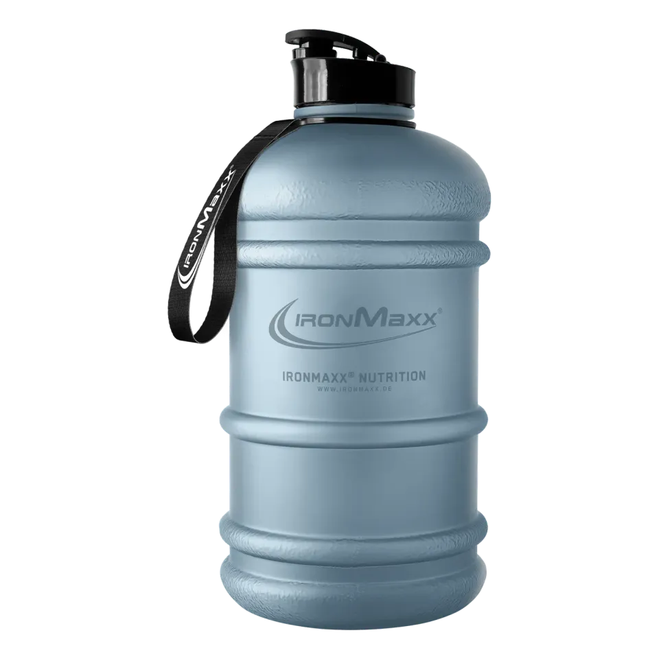 Iron Maxx Water Gallon Trinkflasche 2200ml Matt Kyanite Blue