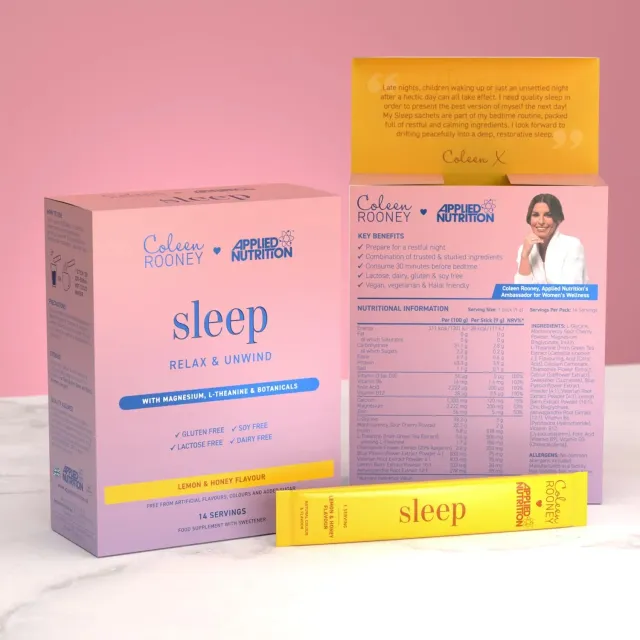Applied Nutrition Coleen's Schlafpulver Himbeere 14 Sticks mit Magnesium