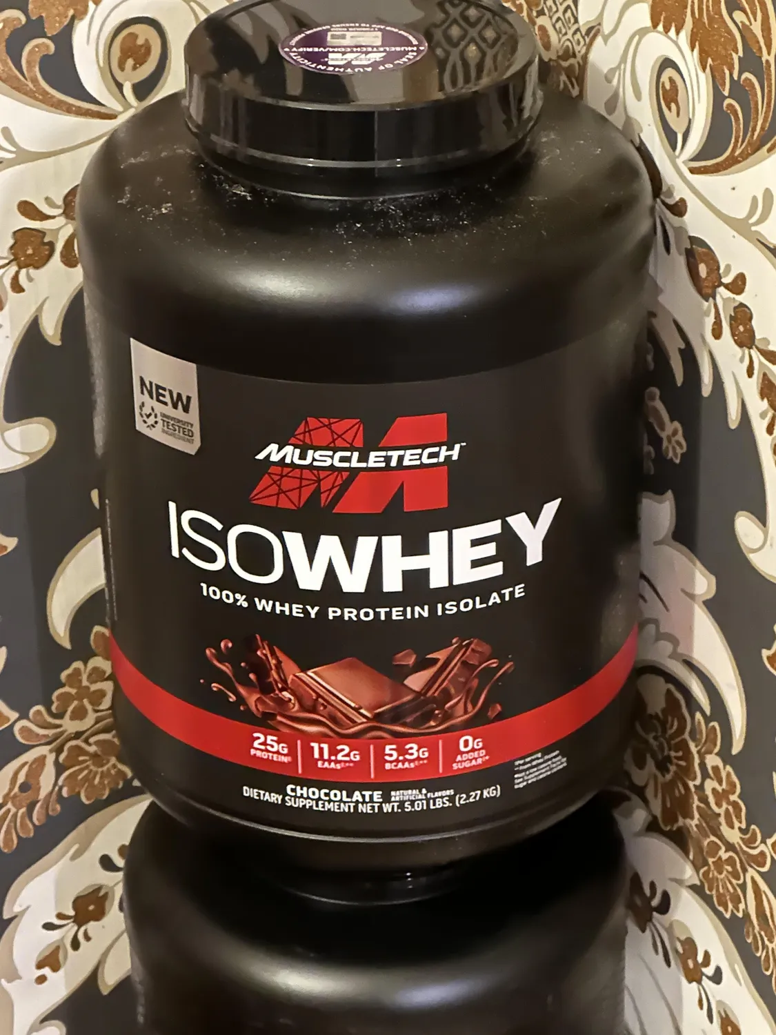 MuscleTech IsoWhey Proteinpulver Schoko 2 lb Isolat