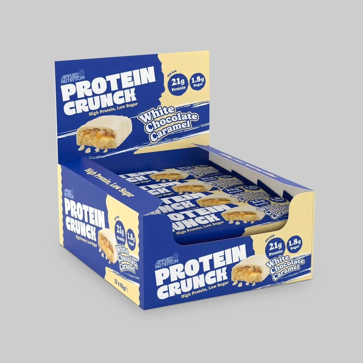 Applied Nutrition Crunch-Proteinriegel Milchschokolade Karamell 62g Einzelriegel