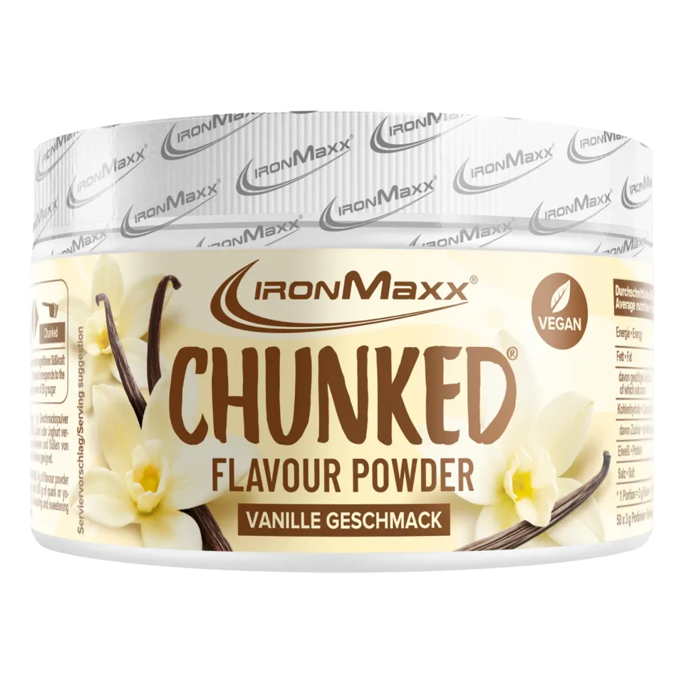 Iron Maxx Chunked Vanilla Geschmackspulver 150g vegan