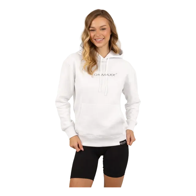 IronMaxx Hoodie Weiß Unisex XS lockerer Oversize-Fit