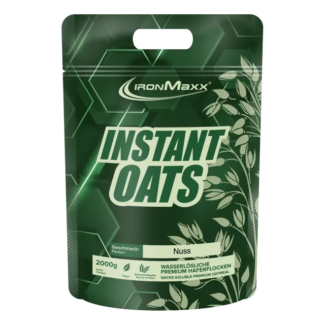 Iron Maxx Instant Oats 2000g Nuss Haferflocken Kohlenhydrate