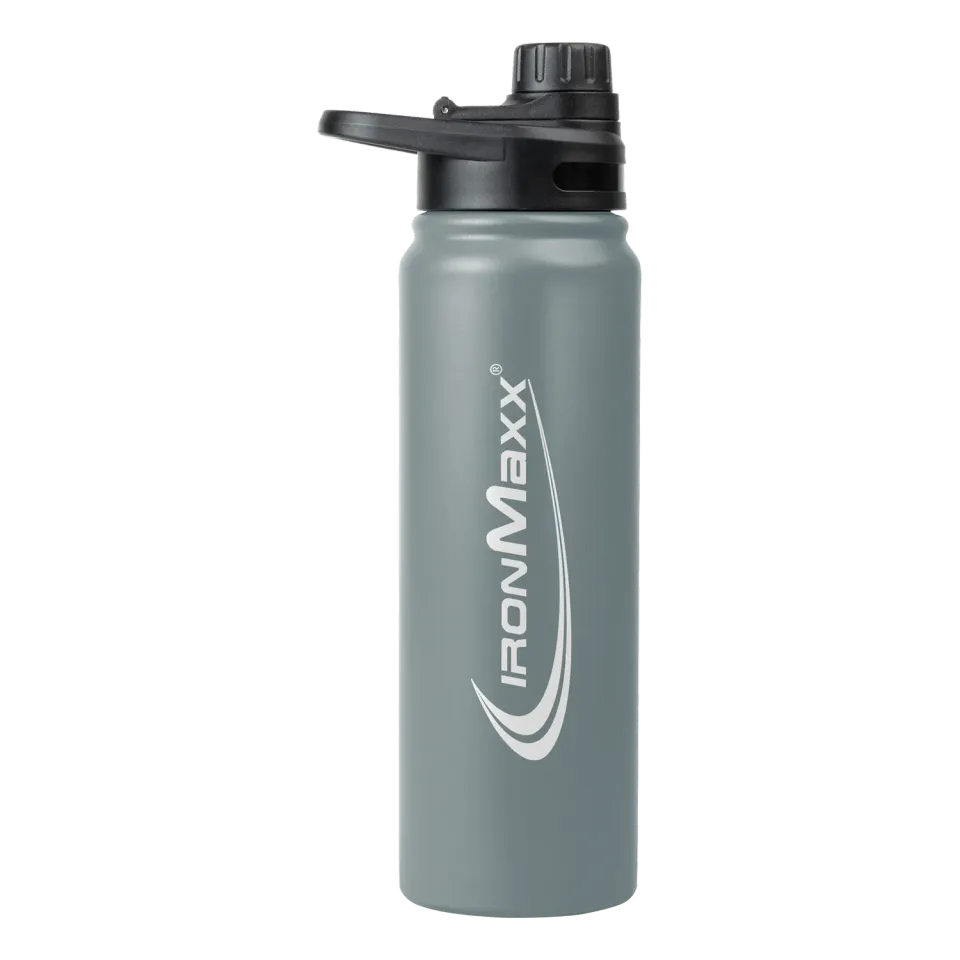 Iron Maxx Hot & Cold Bottle Thermosflasche 800ml Ash Grey