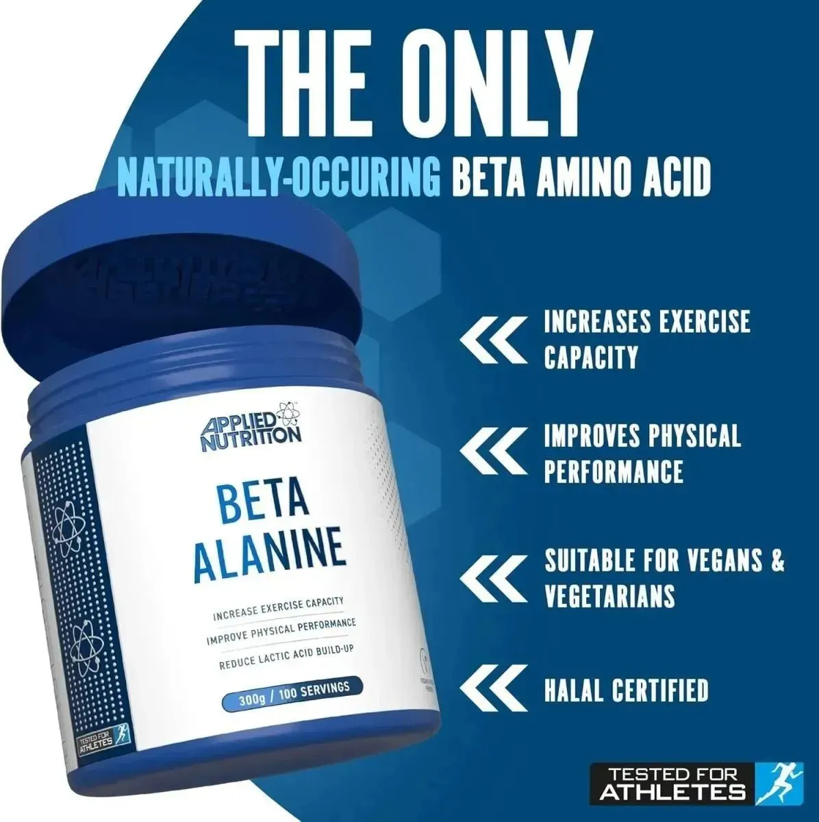 Applied Nutrition Beta-Alanin Pulver 300g 100 Portionen