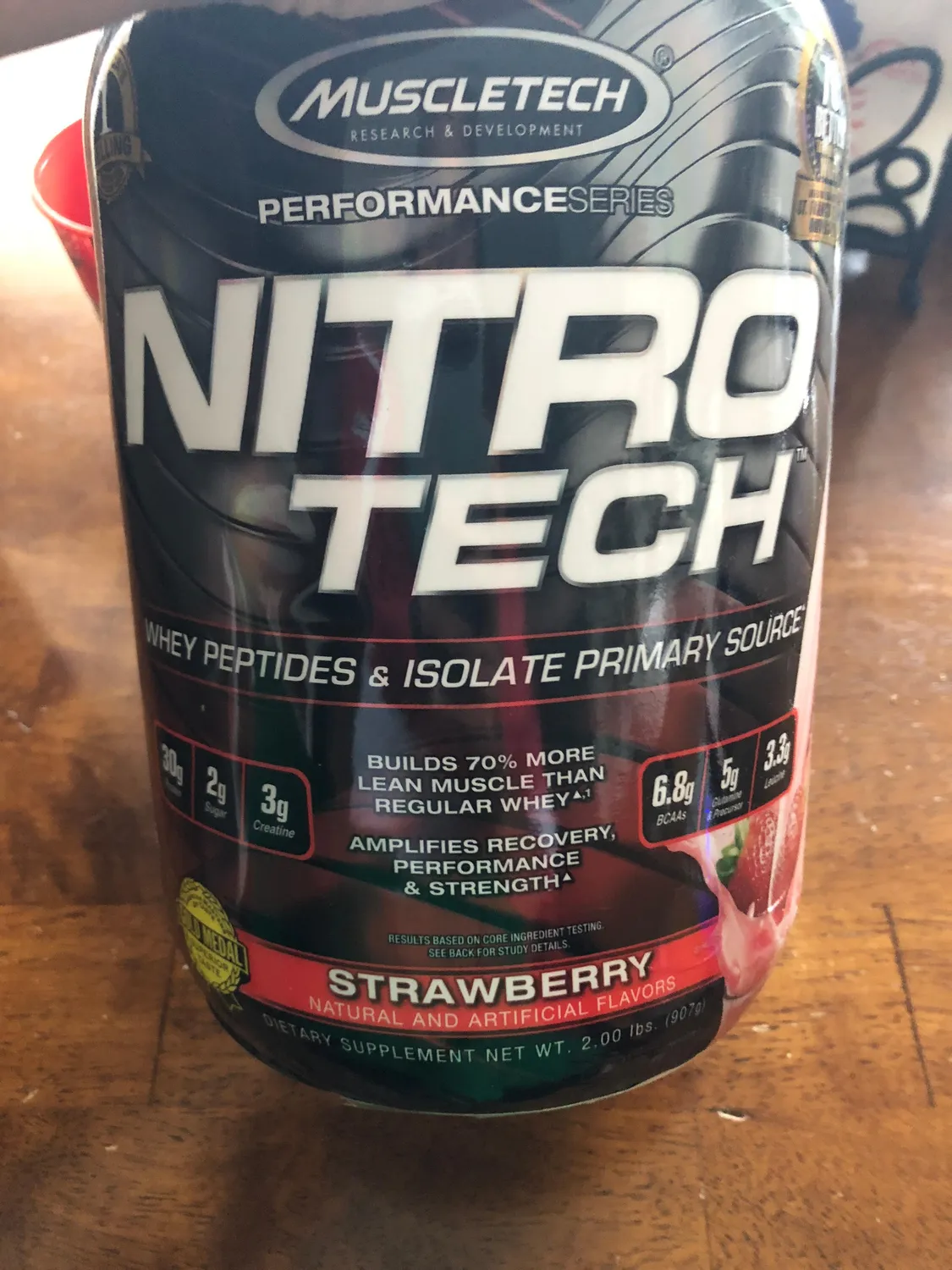 MuscleTech Nitro-Tech Whey Protein Pulver 2 lb Milk Chocolate mit Kreatin