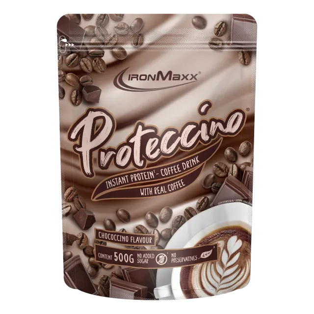 Iron Maxx Proteccino Proteinpulver Chocolate 500 g mit Kaffee