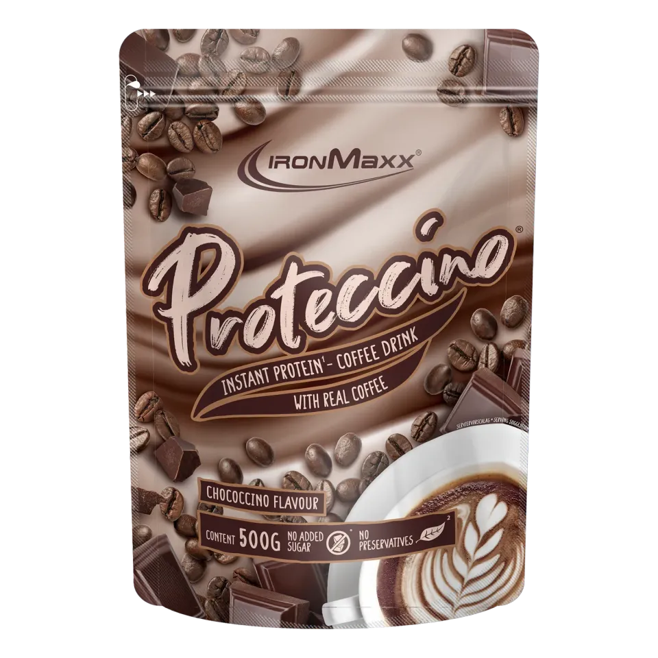 Iron Maxx Proteccino Proteinpulver Chocolate 500 g mit Kaffee