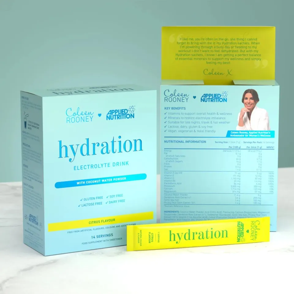 Applied Nutrition Coleen Hydration Pulver 14 Sticks Zink