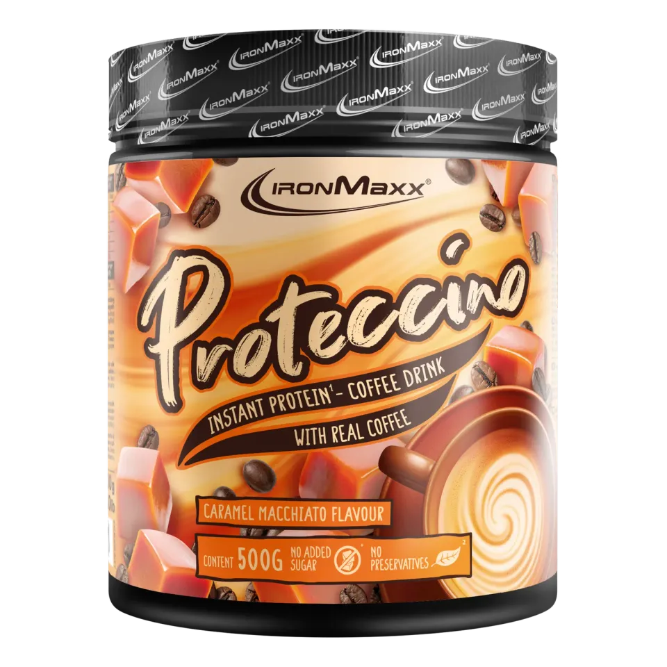 IronMaxx Proteccino Protein Kaffee Caramel 500g