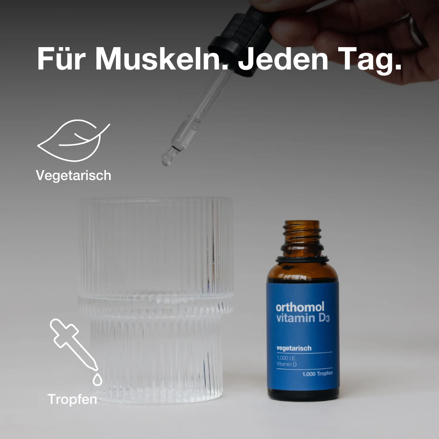 Orthomol Vitamin D3 Vegetarisch Tropfen 1 x 30 ml 1000 IE