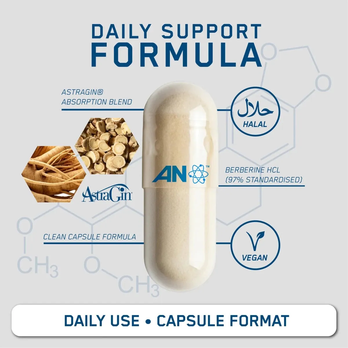 Applied Nutrition Berberin 1000 mg Kapseln 60 Stück