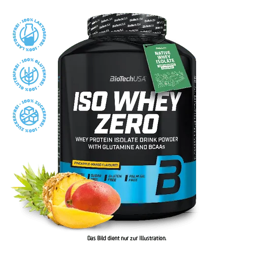 BioTechUSA Iso Whey Zero Isolat 1816 g laktosefrei