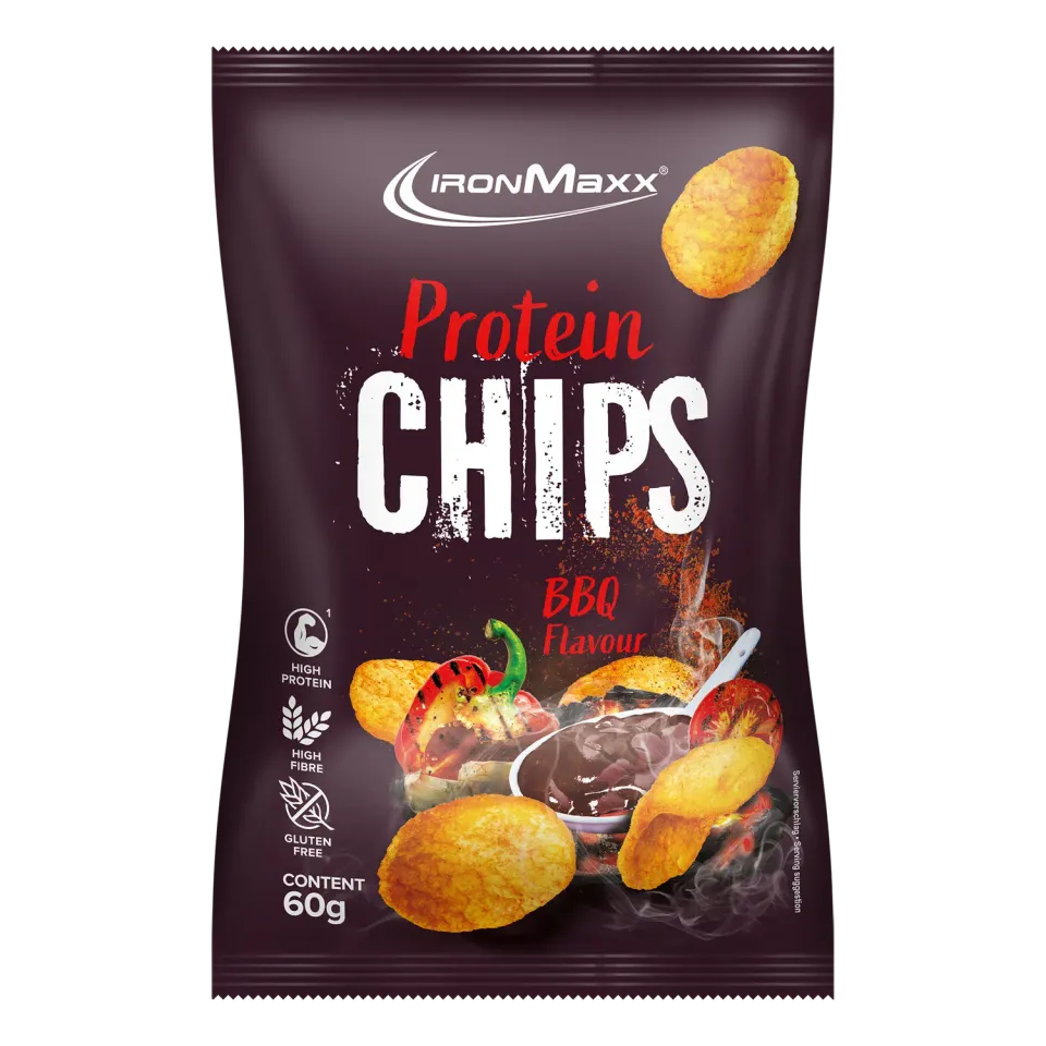 Iron Maxx Protein Chips 3.0 Barbecue 60g 40% Protein