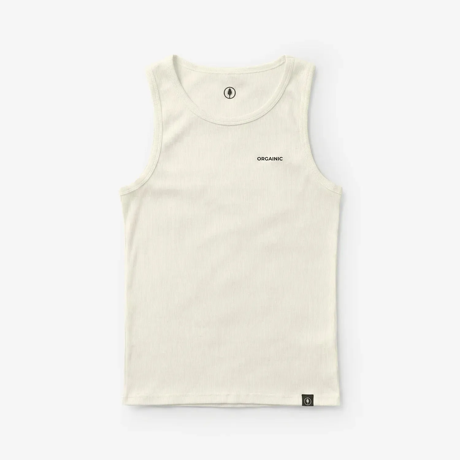 ORGAINIC Tanktop Bio-Baumwolle Tank Top Schwarz M gerippt