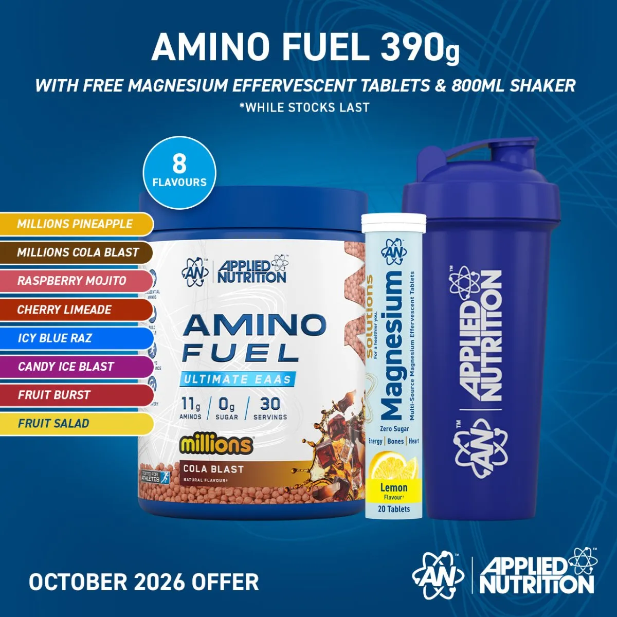 Applied Nutrition Amino Fuel EAA Cherry Limeade 91g mit BCAA
