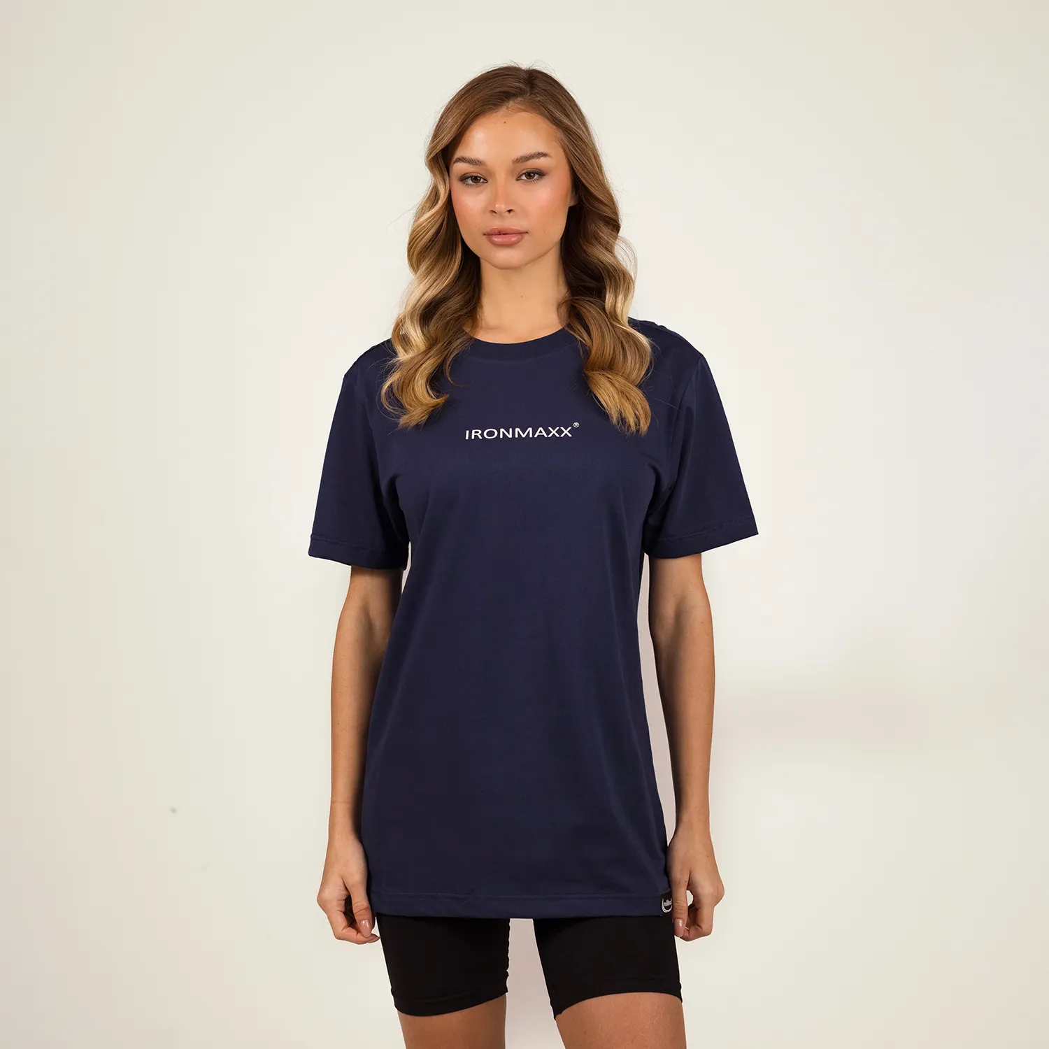 Iron Maxx T-Shirt Damen Dunkelblau L bequeme Passform