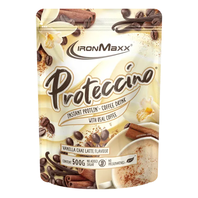Iron Maxx Proteccino Protein Kaffee Vanilla Chai Latte 500g
