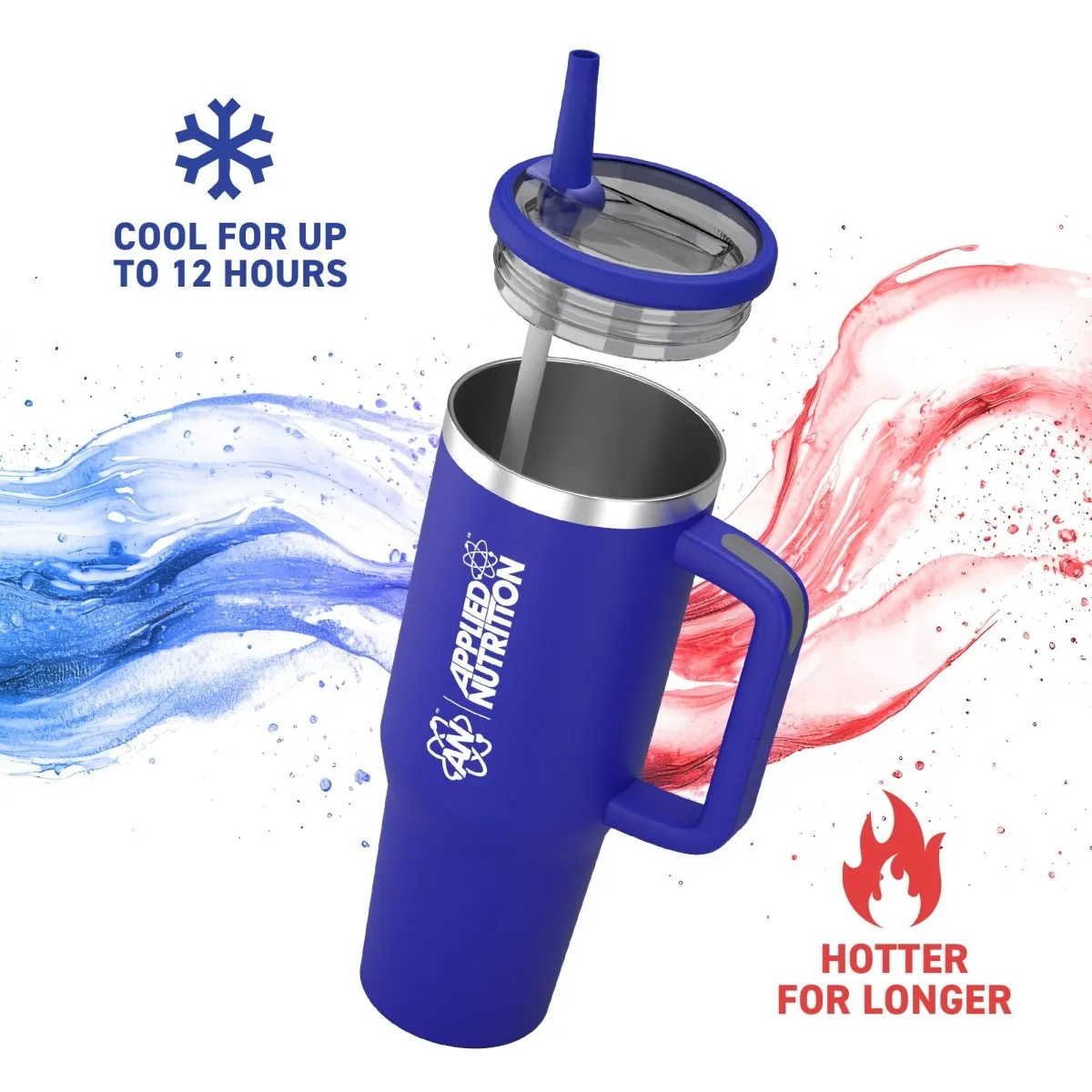 Applied Nutrition Cooler Cup Trinkbecher Blue 1,2 L doppelwandig