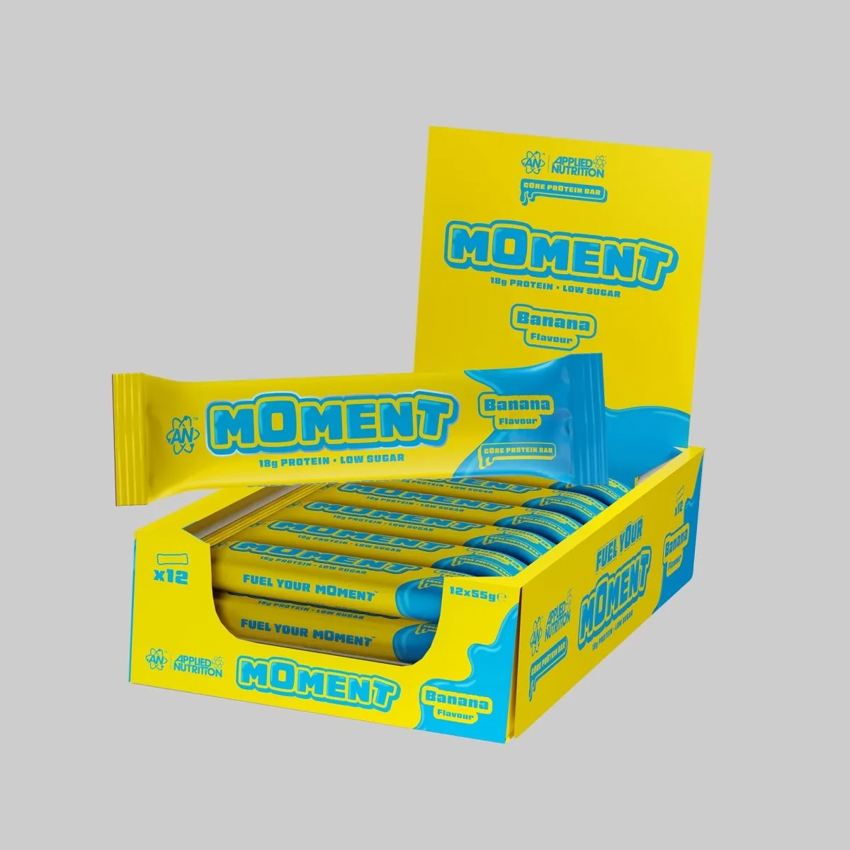 Applied Nutrition Moment Proteinriegel Banana 12er Box High Protein