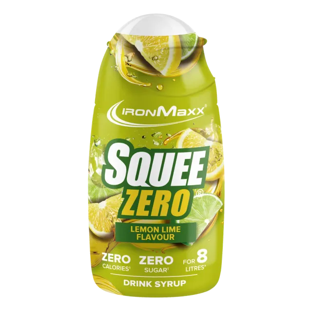 Iron Maxx SqueeZero Squeeze-Sirup 65 ml Zitrone Limette zuckerfrei
