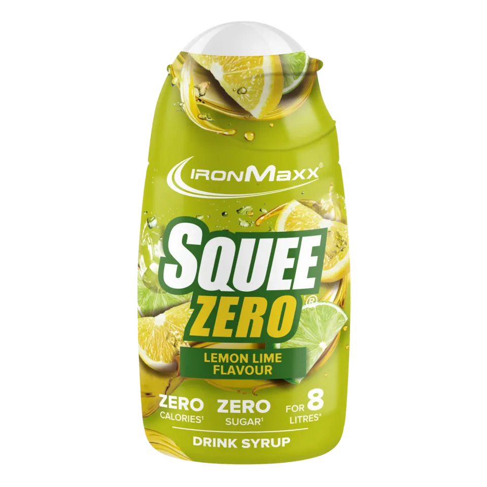 Iron Maxx SqueeZero Squeeze-Sirup 65 ml Zitrone Limette zuckerfrei