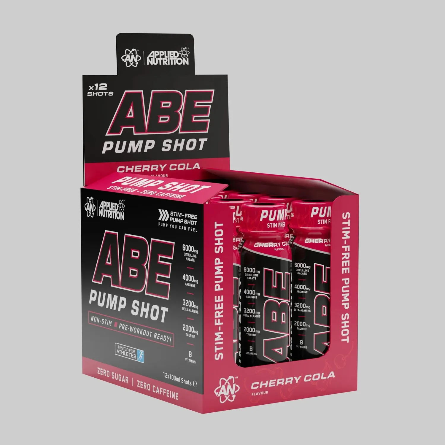 ABE Pump Pre-Workout Shot Stim-frei Koffeinfrei