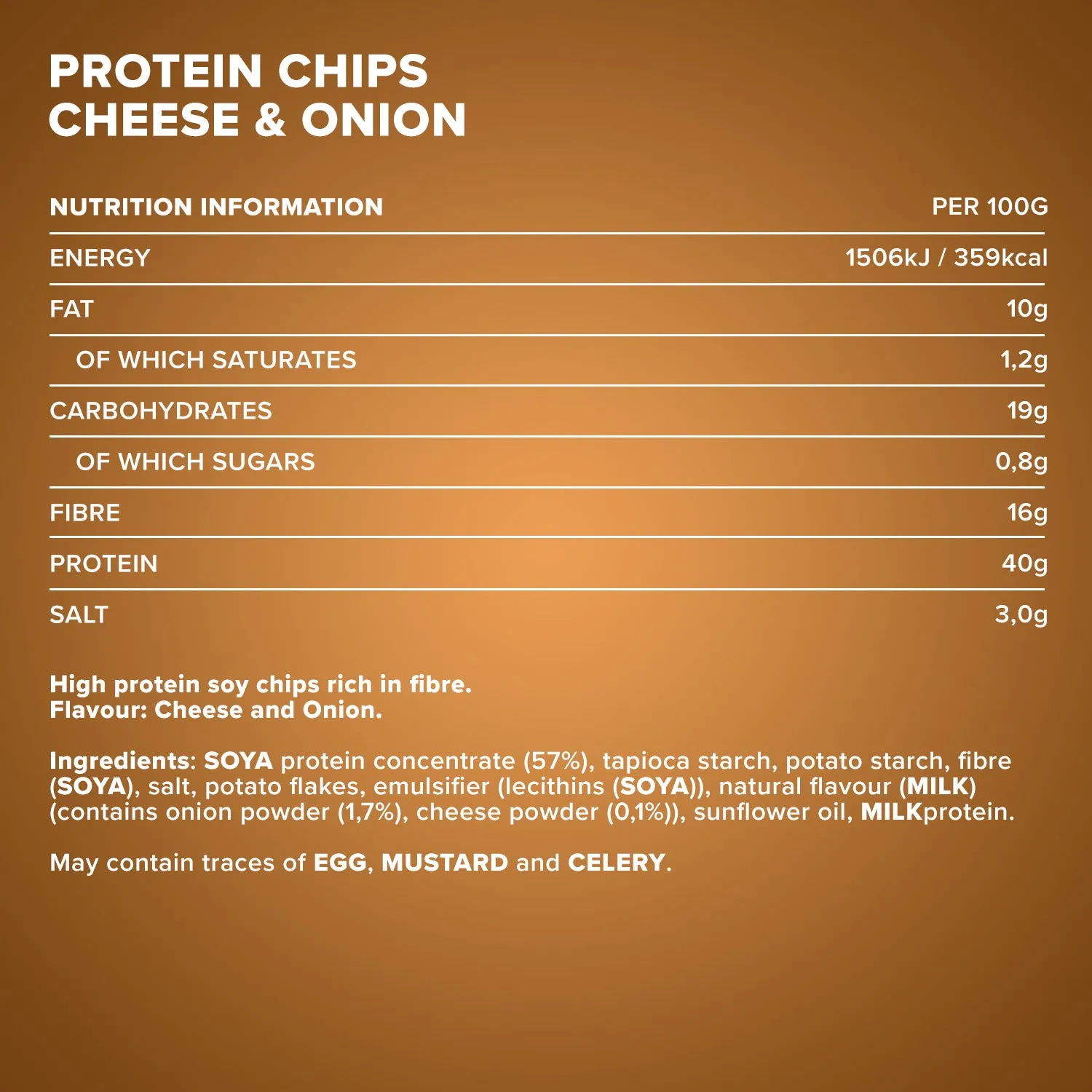 Iron Maxx Protein Chips 40 50 g Cheese & Onion Protein Chips