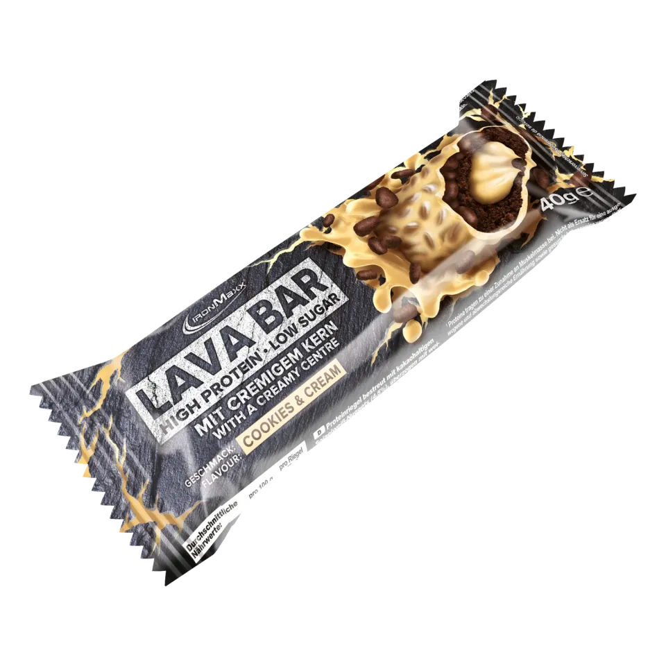 Iron Maxx Lava Bar Proteinriegel 40 g Cookies and Cream