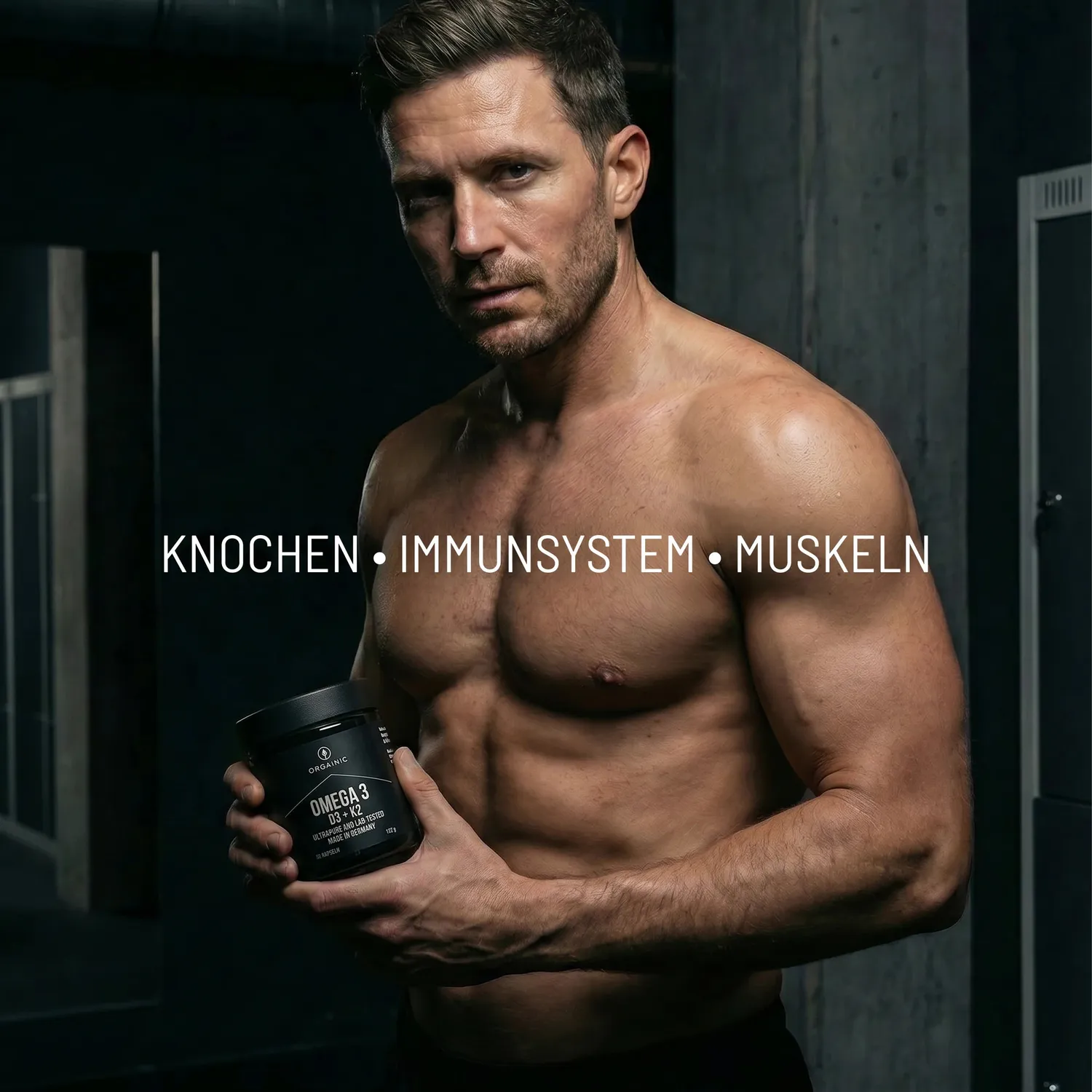 ORGAINIC Omega 3 + D3 K2 Fischöl Kapseln 90 Stück laborgeprüft