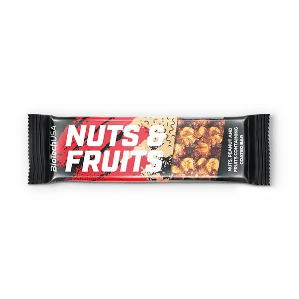 BioTechUSA Nuts & Fruits Riegel 40 g Nuss-Frucht