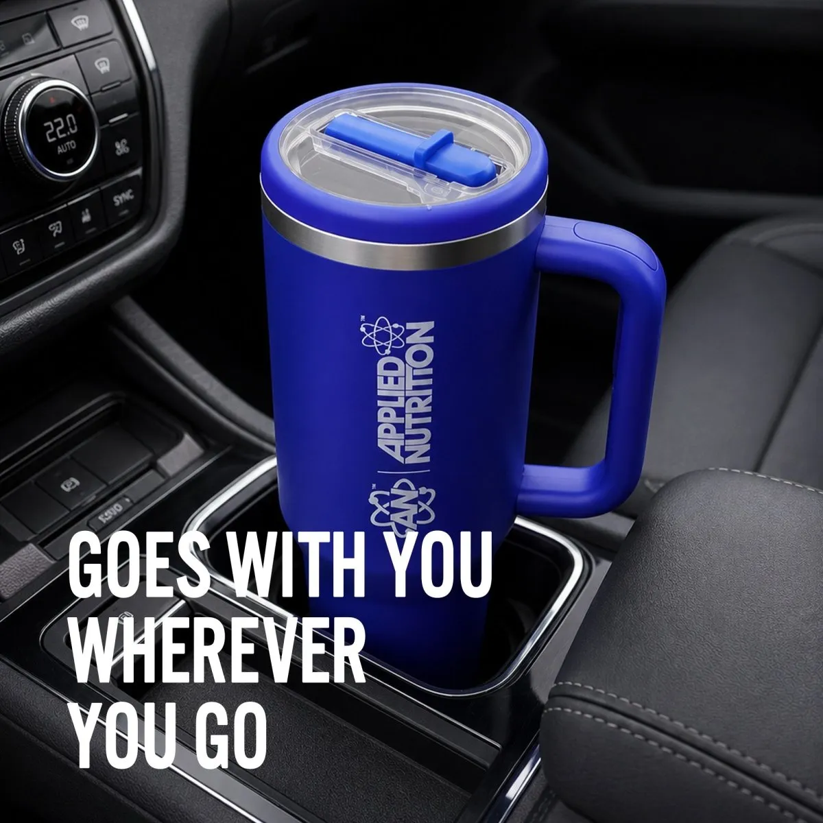 Applied Nutrition Cooler Cup Trinkbecher Blue 1,2 L doppelwandig