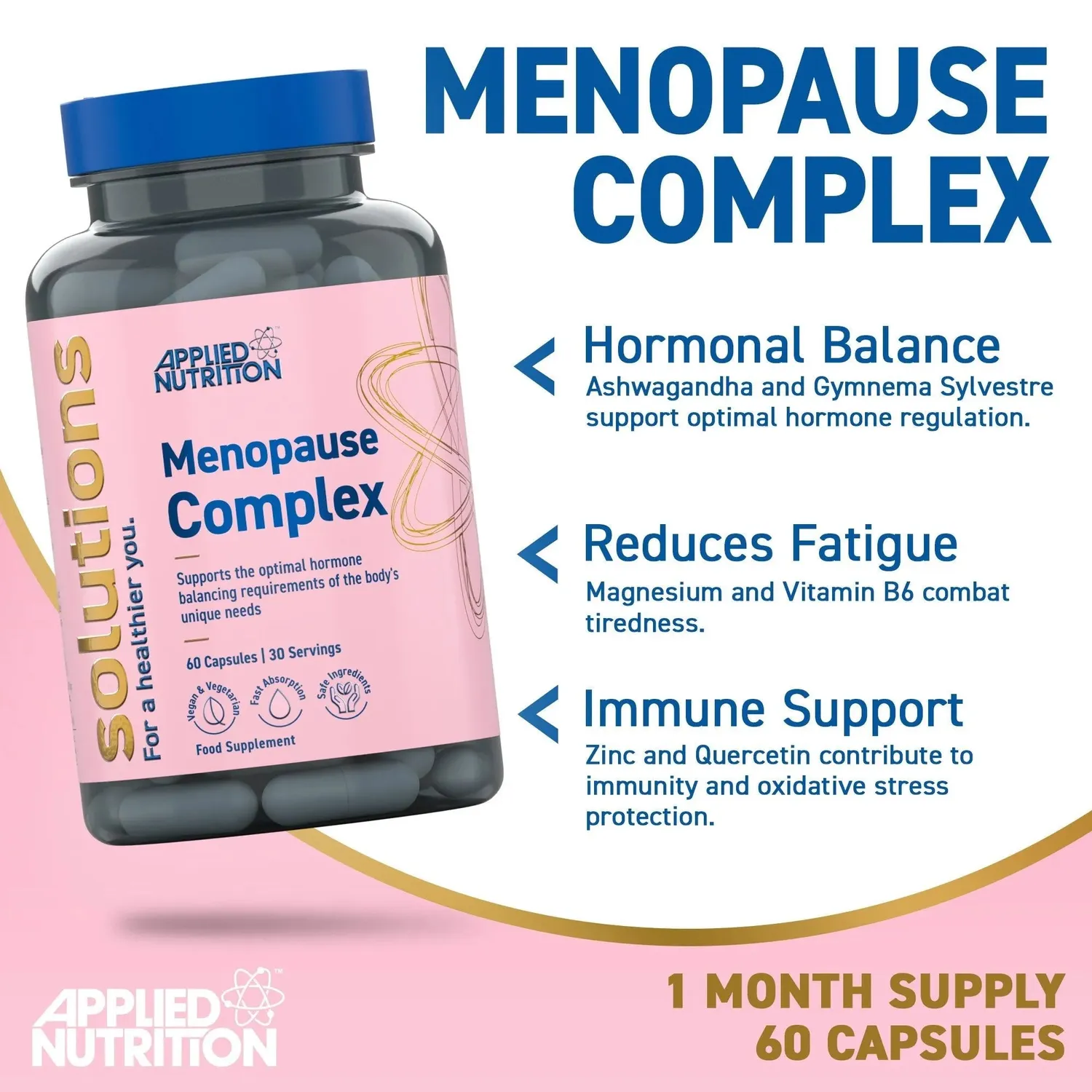 Applied Nutrition Menopause Complex Kapseln 60 Stück vegan