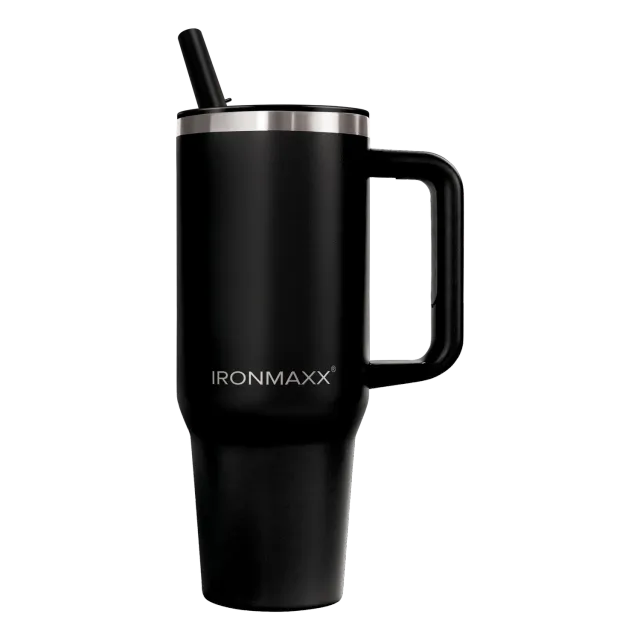 Iron Maxx Cup V4.0 Trinkbecher Deep Black 1200ml isoliert
