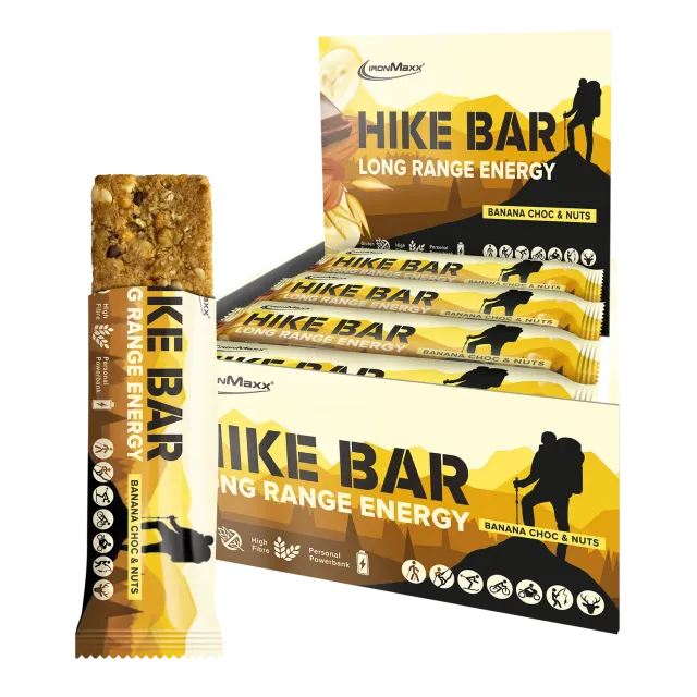 Iron Maxx Hike Bar 12x60g Banana Choc & Nuts veganer Energieriegel