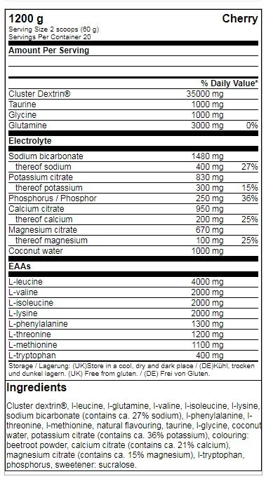 Body Star Infusion Intra Cluster Dextrin Blueberry 350 g