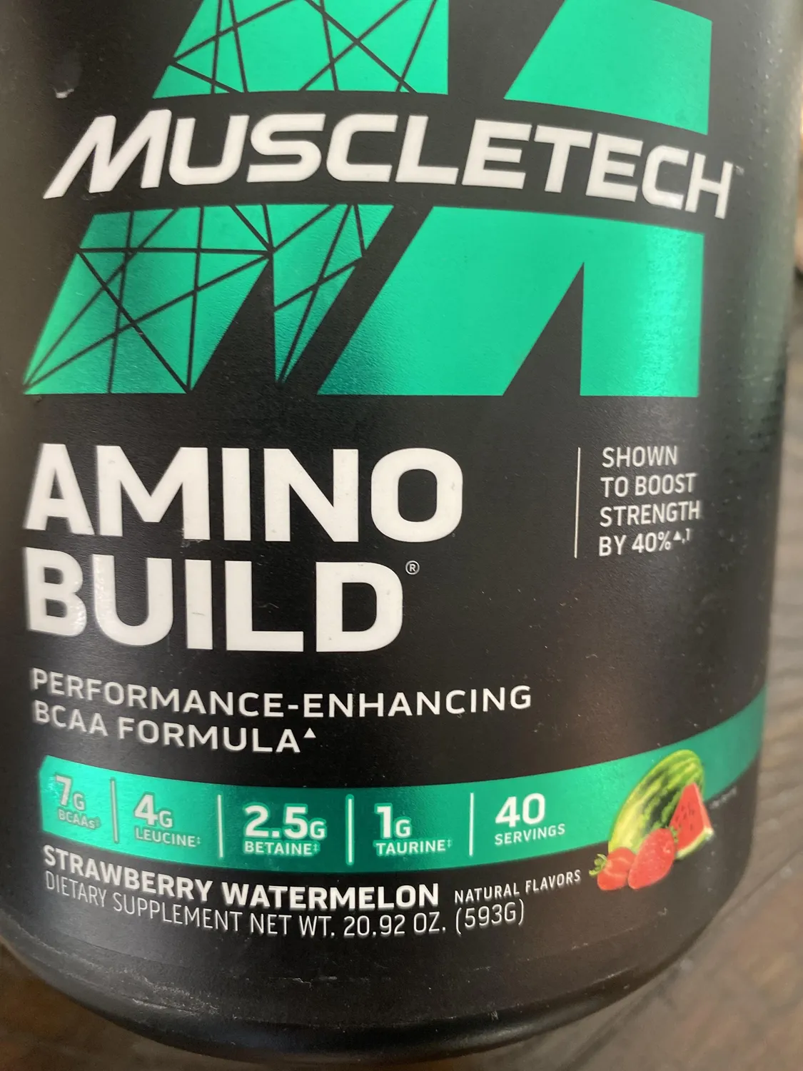 MuscleTech Amino Build BCAA Pulver 40 Portionen Tropical Twist