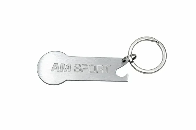 AMSPORT Schlüsselanhänger Einkaufswagenlöser Öffner