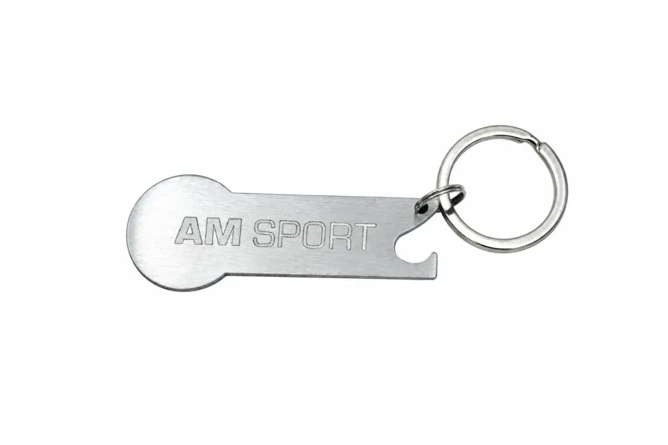 AMSPORT Schlüsselanhänger Einkaufswagenlöser Öffner