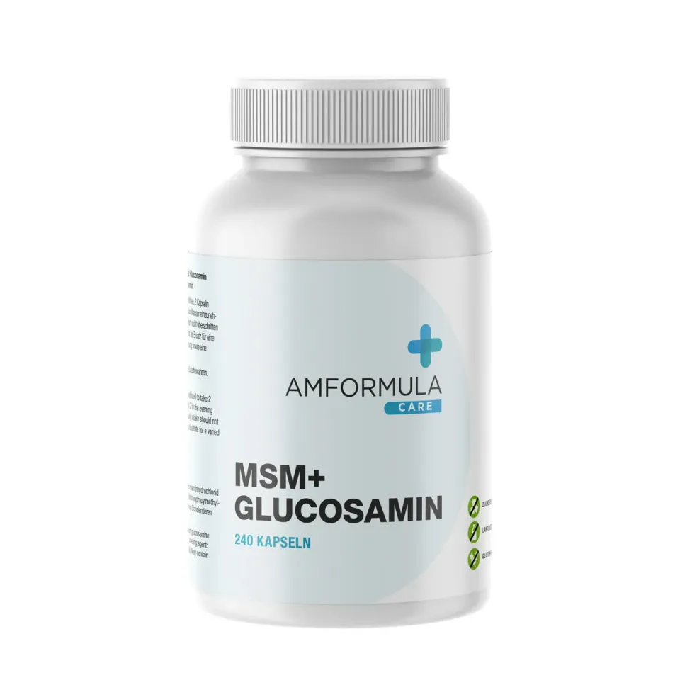 AMFORMULA Care MSM Glucosamin Kapseln 240 Stück Gelenke