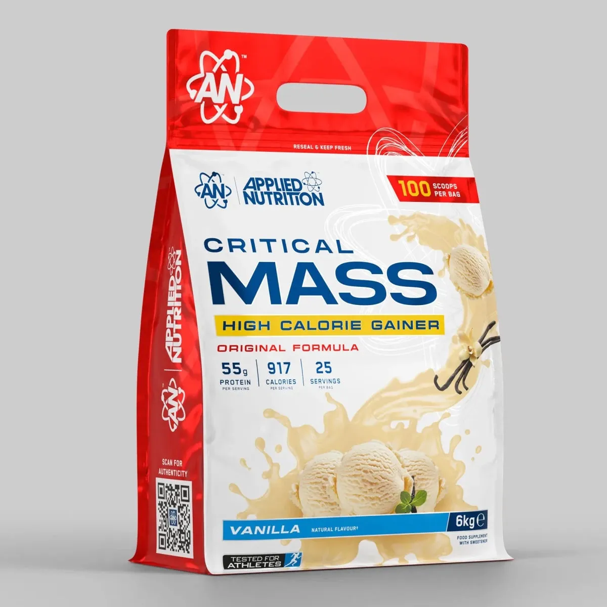 Applied Nutrition Critical Mass Original 6kg Mass Gainer Banane